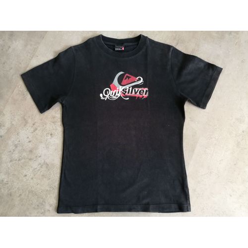 T-Shirt Quiksilver Noir Taille 12 Ans