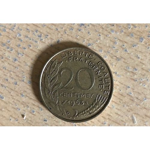 2 Pièces De 20 Centimes De Franc 1963