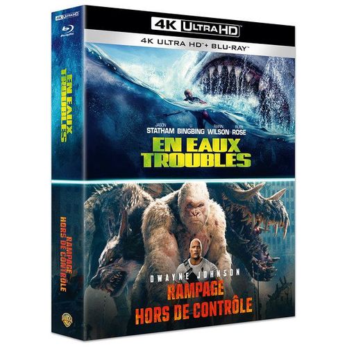 En Eaux Troubles + Rampage - Hors De Contrôle - 4k Ultra Hd + Blu-Ray
