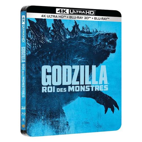 Godzilla : Roi Des Monstres - 4k Ultra Hd + Blu-Ray 3d + Blu-Ray - Édition Limitée Steelbook