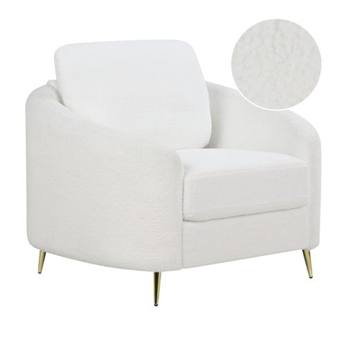 Fauteuil Trosa Bouclé Blanc
