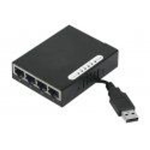 Network Mini Switch- 5 X 10/100 Rj45 Ports- Usb Powered