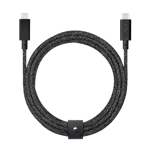 Cosmos Type-C Belt Cable Pro - 240W USB-C à USB-C 2,4m Cable de Charge Ultra Robuste Compatible avec iPhone 15, 15 Pro Max, MacBook Pro 14/16 M2, Air 15 M2, iPad Pro(Cosmos)