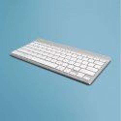 R-go Compact Break Ergonomische Tastatur Qwertz (de), Verkabelt, Weiß