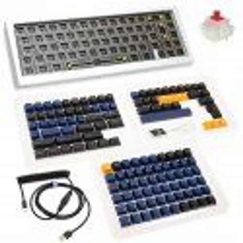 Ducky Outlaw 65 Gaming Tastatur, Barebone - Silber (ansi)