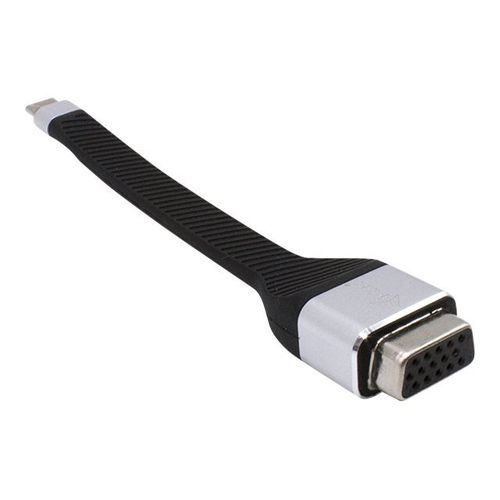 i-Tec USB-C Flat VGA Adapter - Adaptateur vidéo externe - USB-C 3.1 - VGA - noir