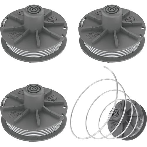 Gardena 5307-20 Bobine de fil de Coupe 4 pcs, 1,65 mm 6,1 m Bobine de fil Coupe Bordure pour Gardena 5307 Easycut 400 Art.8846,