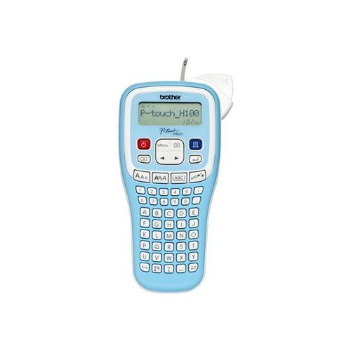 Brother P-Touch PT-H100LB - Étiqueteuse - Noir et blanc - transfert thermique - Rouleau (1,2 cm) - 180 dpi - jusqu'à 20 mm/sec - outil de coupe - impression par 2 lignes