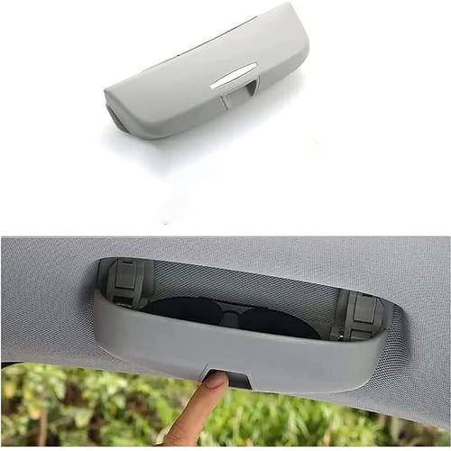 B/Gray Porte Lunettes Pare Soleil Voiture Pour Skoda Superb 2018 2019 2020, Support Étuis À Lunettes Soleil Organiseur Boîte Protection Multifonction Arrimage Et Rangement Intérieurs Accessoires