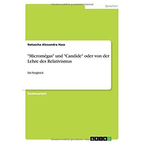 Micromégas" Und "Candide" Oder Von Der Lehre Des Relativismus