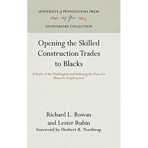 Opening The Skilled Construction Trades To Blacks
