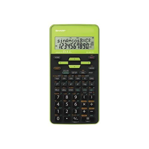 Sharp EL-531TH - Calculatrice scientifique - 10 chiffres + 2 exposants - pile - vert