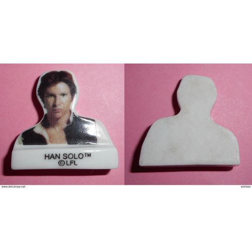 Fève Brillante Plate Collection Star Wars ( Lfl) , Année 2017 = Han Solo