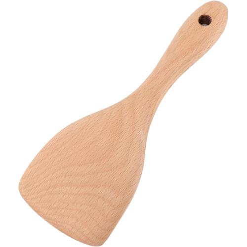 Comme Montré Comme Montré 1 Pc Pelle à Riz En Bois Ustensiles De Pique- Matériel De Restauration Spatules Pour Ustensiles De Cuisine