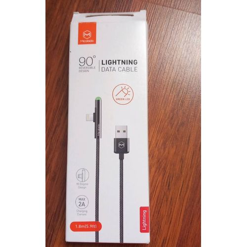 Câble usb lightning  lumineux Apple 1.80m