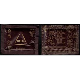 Portugal Sachet Sucre Sugar Bag Delta Cafés Couleur Marron Motifs Au Verso 1/6