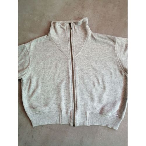 Gilet En Sweat Gris Taille 36/38