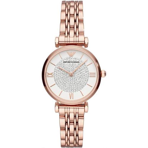 Montre Femme Emporio Armani À Aiguilles Pour Femme Acier Inoxydable 32mm