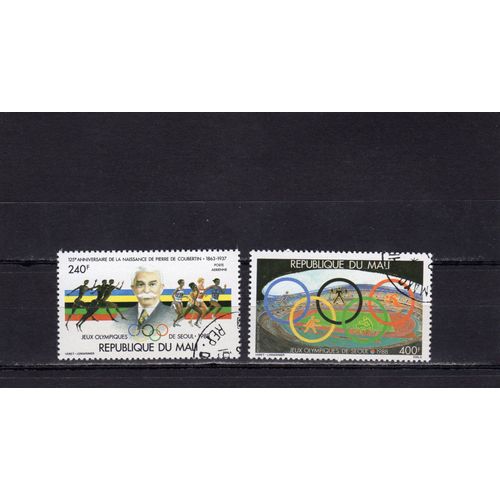 Timbres De Poste Aérienne Du Mali (Jeux Olympiques DÉté À Séoul)