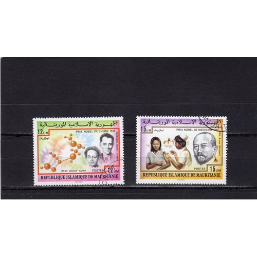 Timbres-Poste De Mauritanie (Prix Nobel)