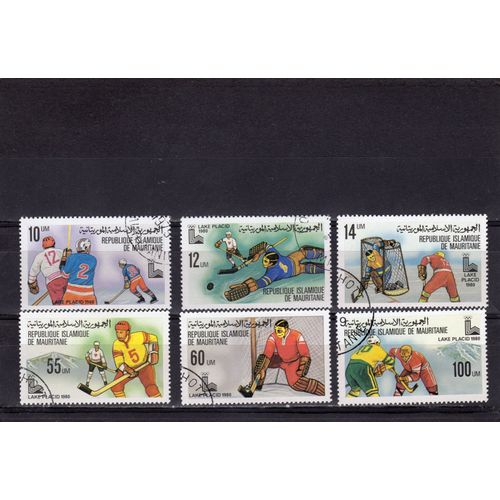 Timbres-Poste De Mauritanie (Jeux Olympiques DHiver À Lake Placid)