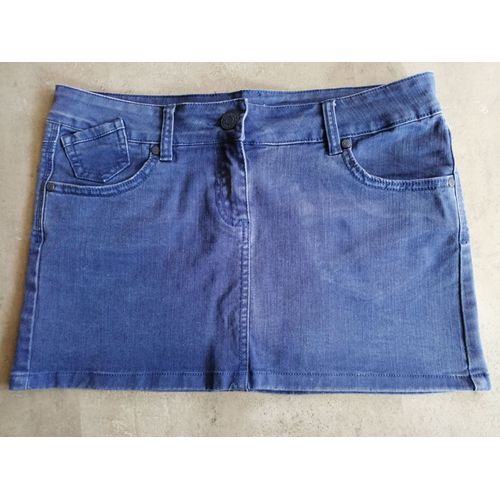 Jupe En Jean Bleu Taille 38 Pimkie