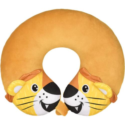 Lion Lion Coussin De Voyage Enfant En Pp Coton Oreiller De Voyage Peluche Tête/Cou Support Parfait Avion Voiture Tgv Domicile - Lion