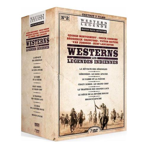 Westerns - Légendes Indiennes N° 2 - Coffret 7 Films - Pack