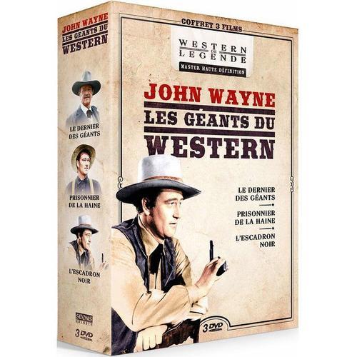John Wayne - Les Géants Du Western : Le Dernier Des Géants + Prisonnier De La Haine + L'escadron Noir - Pack