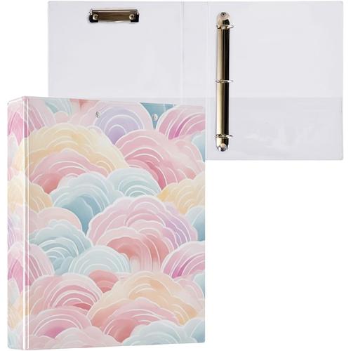 Blanc Blanc Livre De Compte Pvc Dossier Protecteur De Page Coque De Cahier Rechargeable Pochettes De Reliure En Papier Couverture De