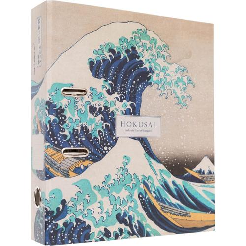 Hokusai Hokusai Kokonote - Classeur À Levier Vague De Kanagawa,Classeur Rigide 2 Anneaux, Format 28 X 32 X 7 Cm,Fournitures Scolaires,