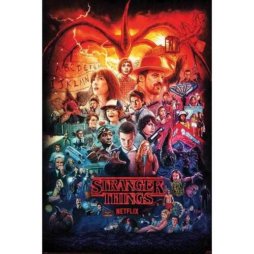 Stranger Things 4 Poster Seasons Montage ?60cm X 90cm