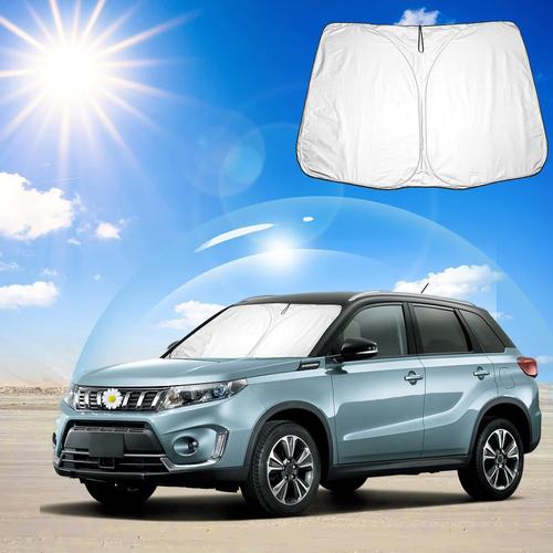 Compatible Avec Suzuki Vitara Suv 2016-2024 Pare-Soleil De Pare-Brise De Voiture, Pare-Brise-Soleil Couverture Pare Soleil Visière De Pare-Brise Anti Uv Pare Brise Avant Vitara Accessoires