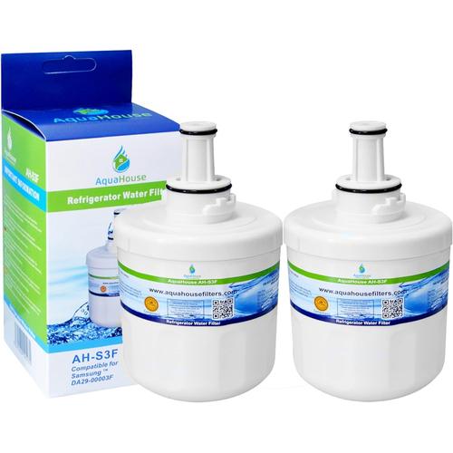 2x AH-S3F filtre à eau compatible pour Samsung réfrigérateur DA29-00003F, HAFIN1/EXP, DA97-06317A-B, Aqua-Pure Plus, DA29-00003A,