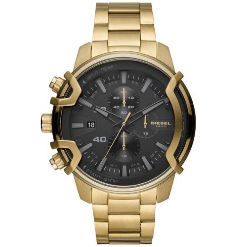Montre Homme Diesel En Acier Jaune