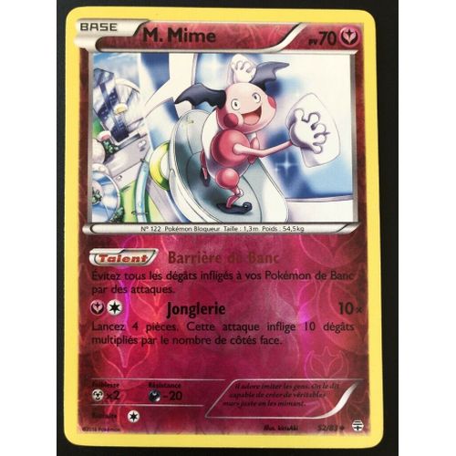 M. Mime 52/83 - Pokemon Générations - Reverse