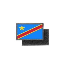 Porte cle cles clef brode patch ecusson badge drapeau congo rdc congolais