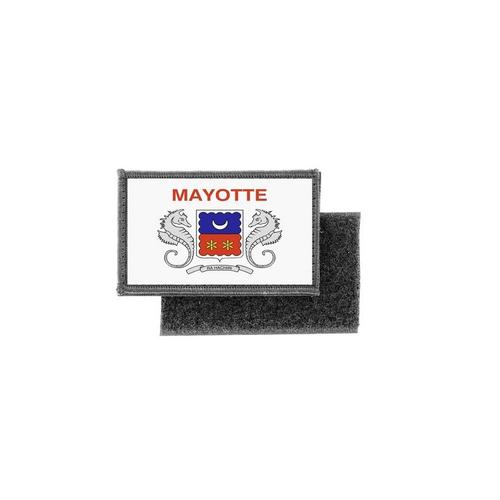 Patch Ecusson Imprime Badge Drapeau Mayotte