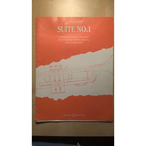 Suite N°1 Pour Trompette B Bémol Et Piano De G.P. Telemann