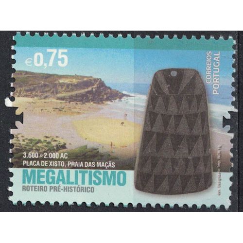 Portugal 2018 Neuf Avec Gomme Xisto Plaque De Schiste Plage Des Maçãs Mégalithisme