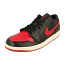 Nike Air Jordan 1 Low Femme Baskets Noir Rouge 38 Rakuten