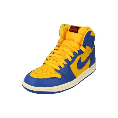 Nike Air Jordan 1 Retro Hi Femme Baskets Mode Jaune Bleu 42 Rakuten