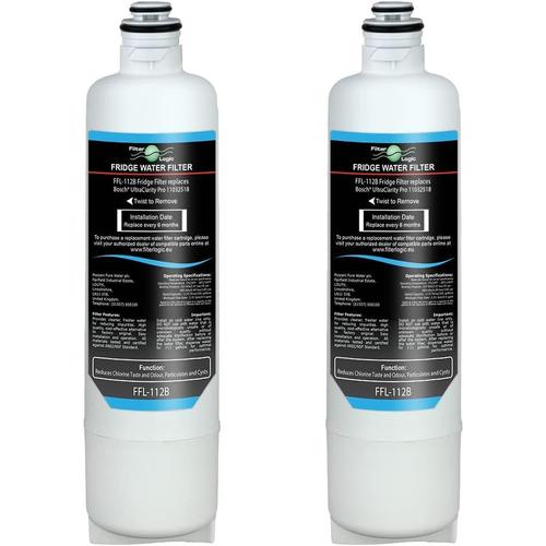 FFL-112B | 2x Filtre à eau compatible avec SIEMENS BOSCH NEFF UltraClarity Pro 11032518 KS50ZUCP KSZ50ZUCP réfrigérateur américain