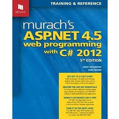 Murachs Asp.Net 4.5 Web Programming With C# 2012 (Paperback) - Common