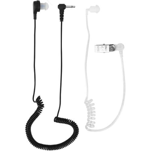 3.5mm Ecoutent Filaire, Mono Ecouteur Intra-Auriculaires Casque de Surveillance Anti-rayonnement pour iPod/iPod Nano / MP3 / Téléphone Portable et Autres Appareils avec Un Port Audio de 3,