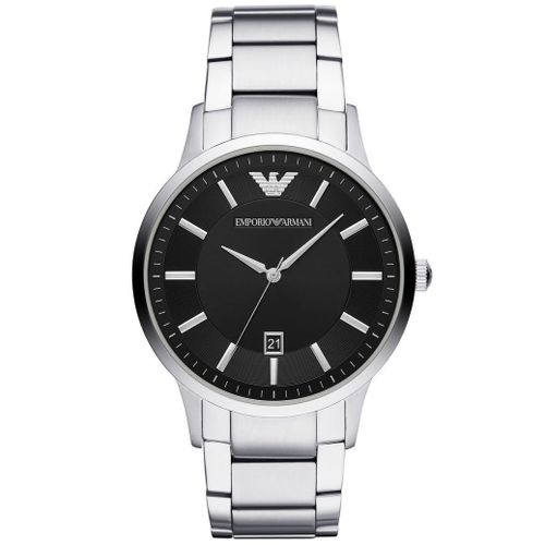 Montre Emporio Armani En Acier Gris