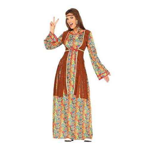Déguisement De Hippie Robe Large Pour Femme (Taille L)