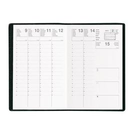 Exdi Agenda Semainier Orphée 16 X 16 Cm 1s / 2p Noir