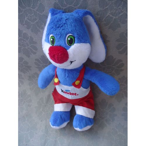 Lapin Bleu En Peluche Petit 25 Cm Kinder Ferrero