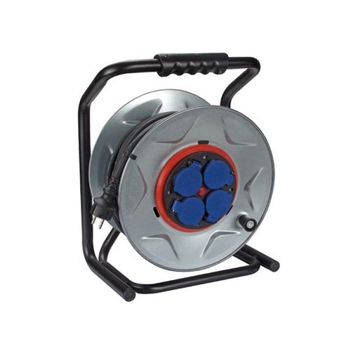 Enrouleur Professionnel Avec Système Anti-Rotation - Câble En Néoprène - 40 M - 3G2.5 - 4 Prises
